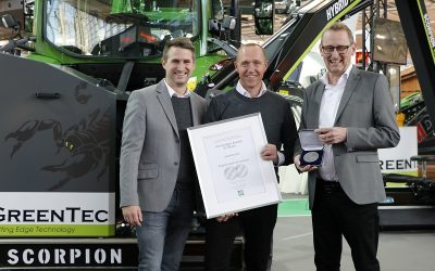 Agritechnica-Silber-Medaille für Scorpion-Auslegemäher von GreenTec