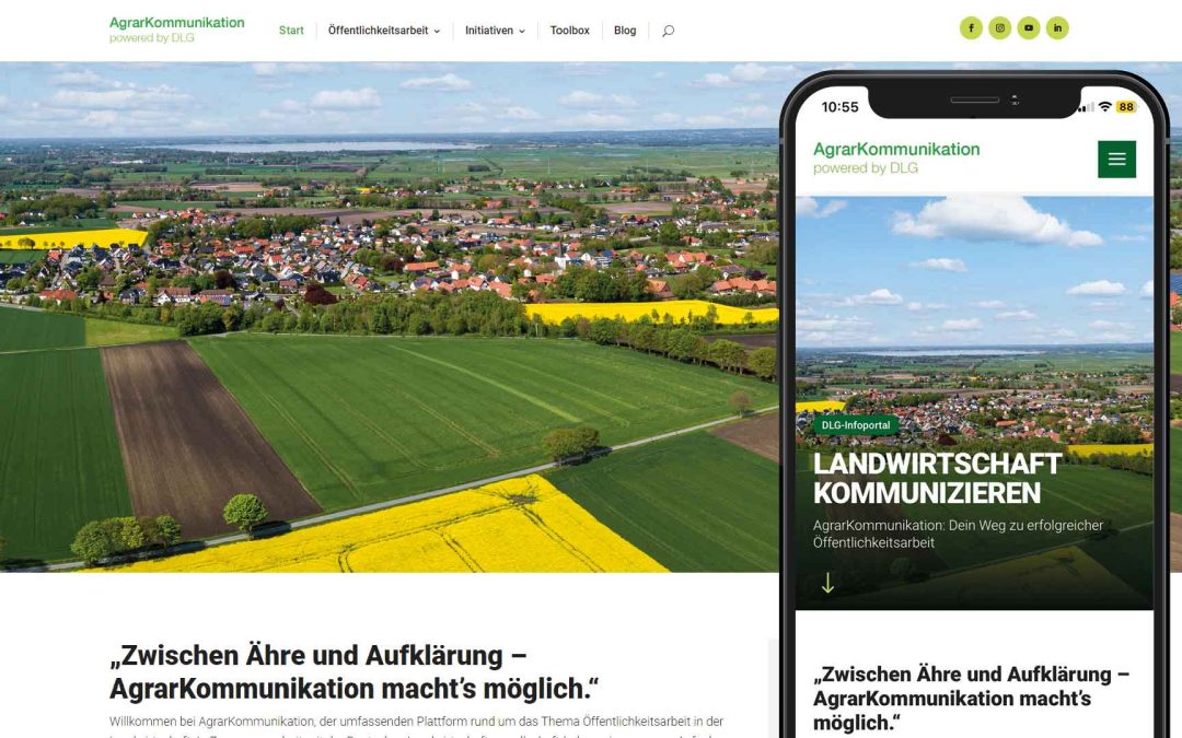 Öffentlichkeitsarbeit für Landwirte: Neue Plattform