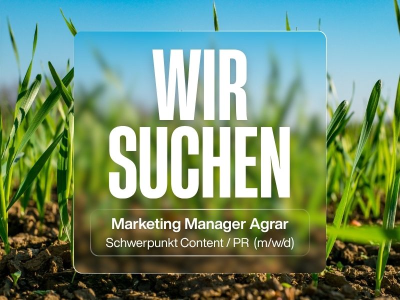 Stellenanzeige Marketing Manager Agrar GMC Marketing